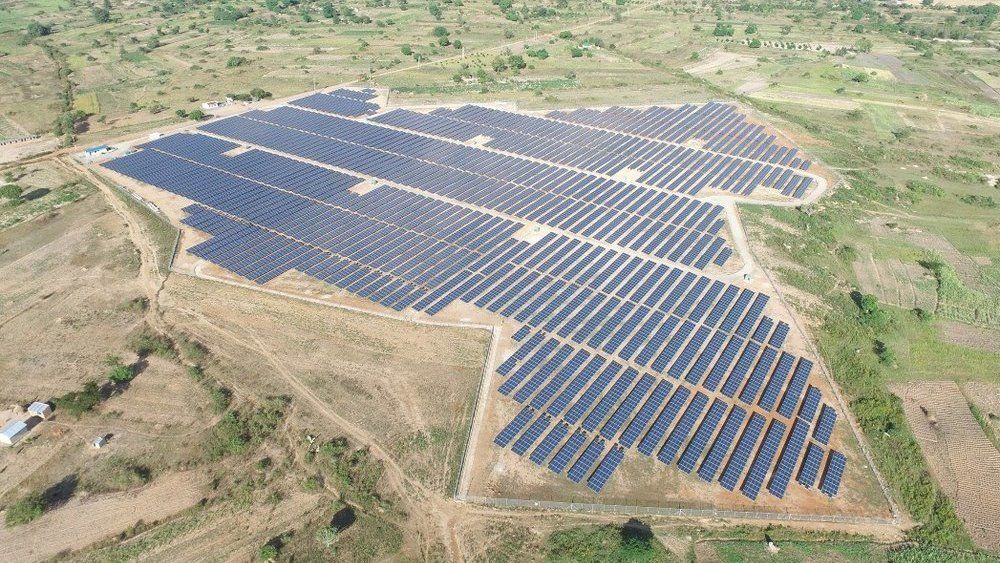 Bildet viser Soroti Solar Power Station - et 10 megawatts prosjekt utviklet under GET FiT Uganda.