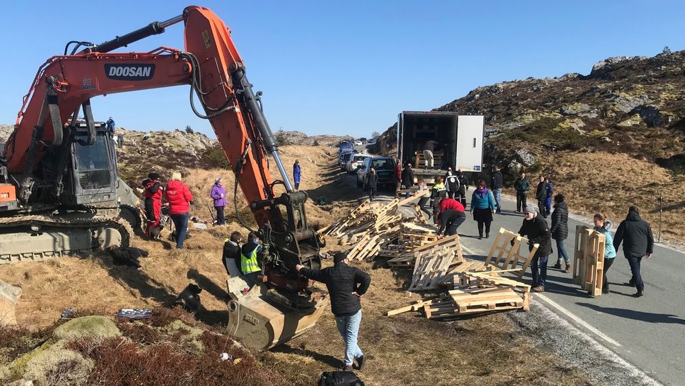 11. april - elleve dager etter at byggingen skulle ha begynt - stanset Frøya kommunestyre byggingen av den planlagte vindparken i regi av Trønderenergi og Stadtwerke München. Nå risikerer kommunen å bli erstatningspliktige.