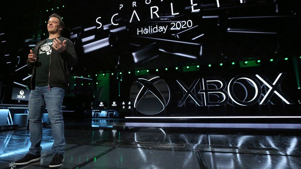 Xbox-sjef Phil Spencer gir fansen et glimt av framtiden med sitt Project Scarlett på pressemøtet Xbox E3 2019 på Microsoft Theater i Los Angeles søndag. 