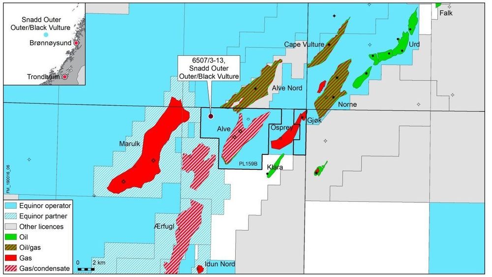 Equinor har funnet olje og gass i Norskehavet.