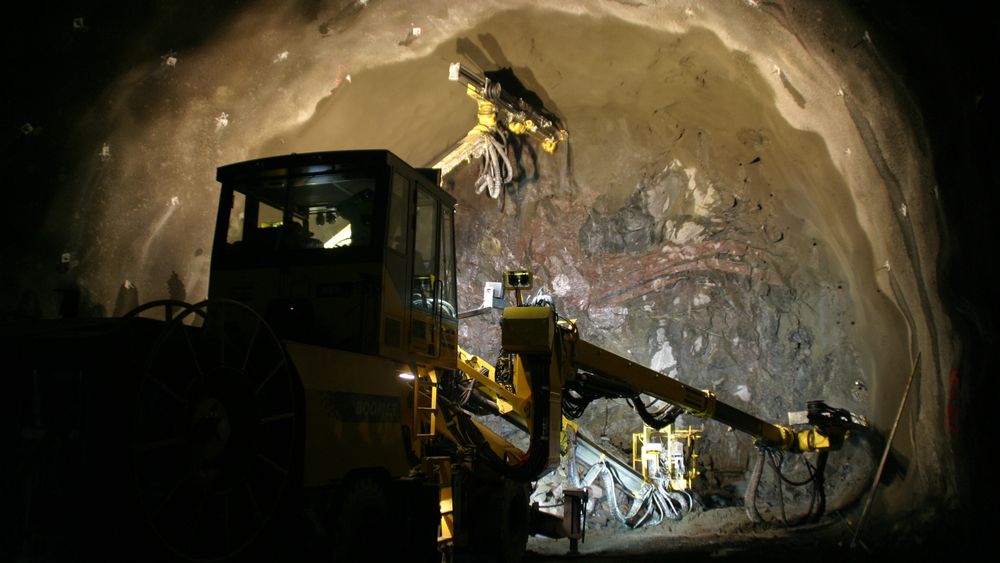 Illustrasjonsfoto: Bilde fra tunneldriving på E6 Fellesprosjektet ved Mjøsa i 2012.