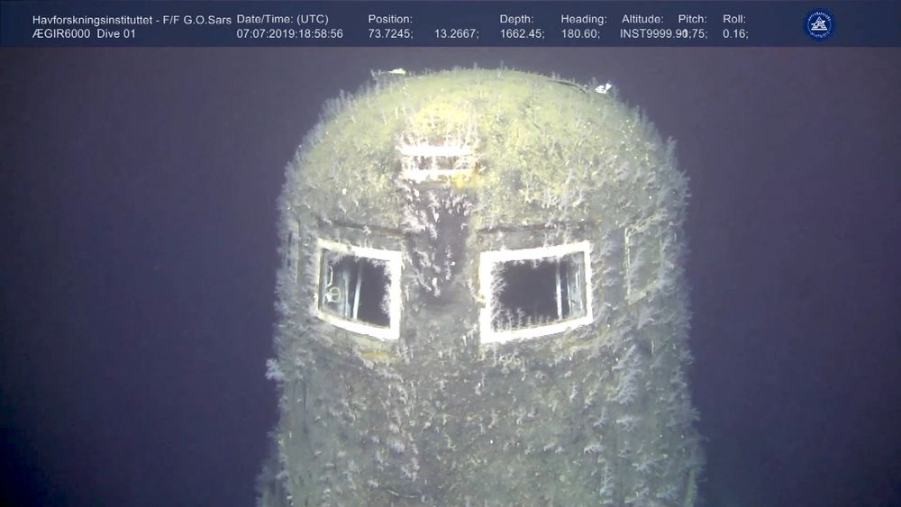 Havforskningsinstituttet bruker et fjernstyrt undervannsfartøy for å finne ut om det er radioaktiv lekkasje fra den sunkne russiske atomubåten Komsomolets i Barentshavet.