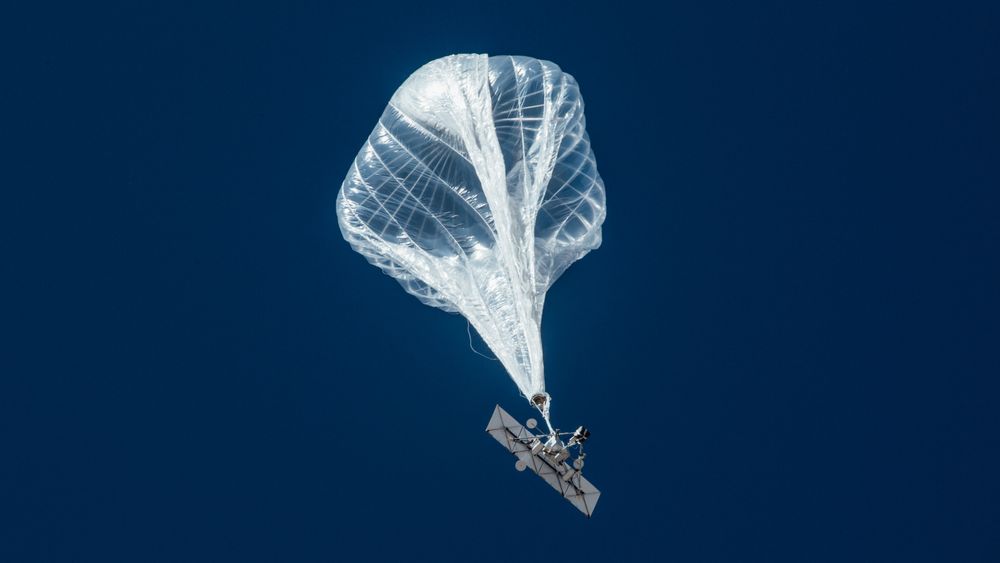 Slik ser Loons internett-ballonger ut.
