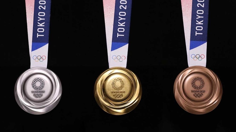 Medaljene som skal deles ut til de beste utøverne i OL i Tokyo neste sommer er laget av resirkulert metall fra brukt elektronikk. 