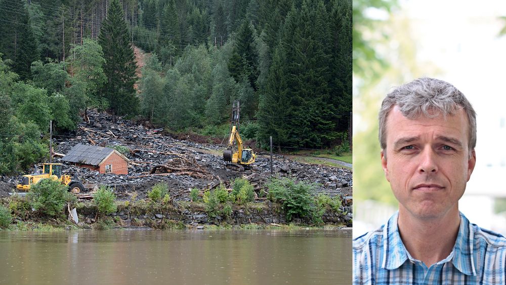– At det er boligområder med eldre bebyggelse der raset har gått, tyder på at risikoen har vært vurdert som liten basert på erfaringer, sier professor Helge Drange.