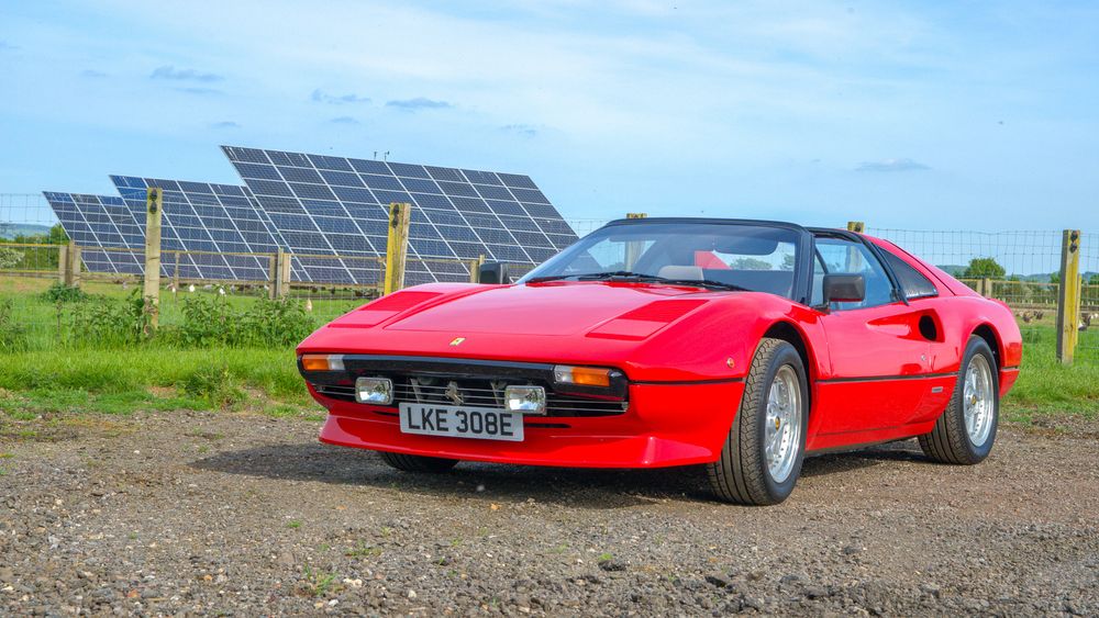 Klassisk Ferrari-lyd får du ikke fra denne 308 GTB fra 1982. Nå er den blitt elektrisk. 