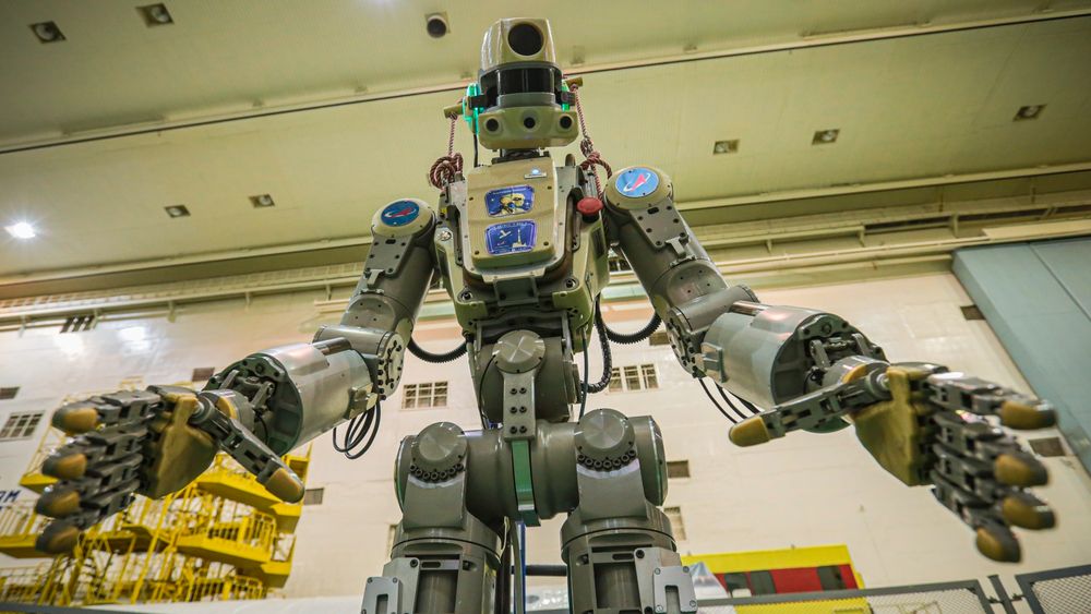 Den russiske roboten Fedor er med sine 180 centimeter og 160 kilo ingen smågutt.