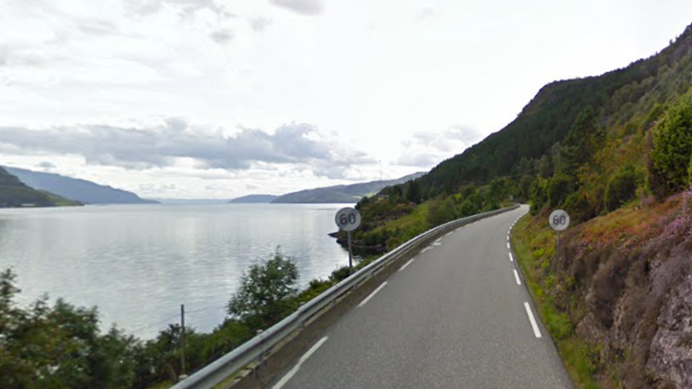 Fra strekningen Sandeid-Ilsneset i retning sørover.