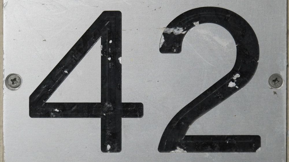 Tallet 42 har en spesiell mening for mange science fiction-fans.