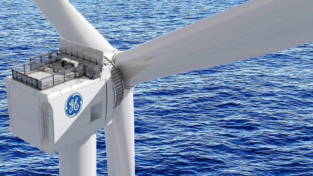 GE Haliade-X er verdens største vindturbin.
