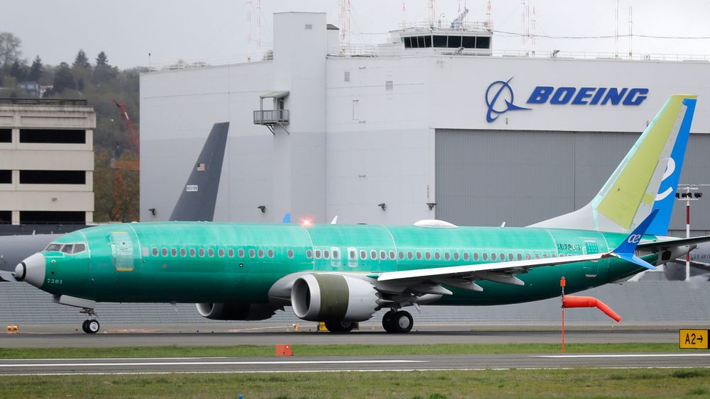 Et Boeing 737 MAX 8-fly skal ta av under en test i Seattle i september.
