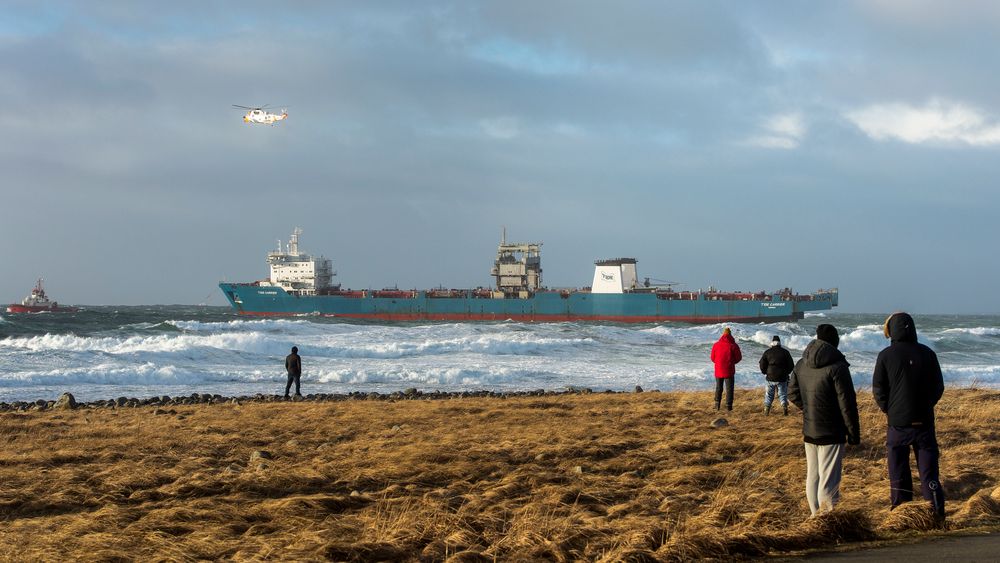 Cargoskipet Tide Carrier fikk motorstopp utenfor Rogaland i februar 2017.