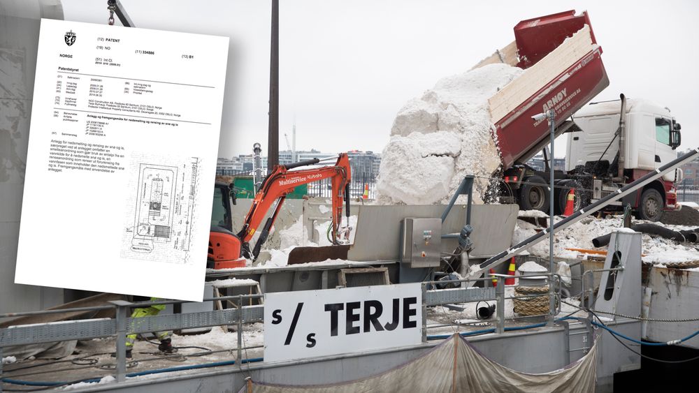 Anlegget på lekteren S/S Terje har smeltet opp til 107.000 kubikkmeter snø i løpet av en vinter.
