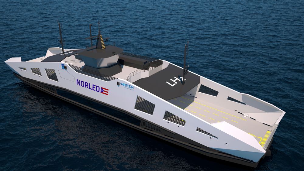 Ny teknologi i blant annet norske ferger har vært sentralt for TUs maritimjournalistikk i år. Hydrogenfergen til Norled skal inn på Rv13 Hjelmelandsambandet i 2021-22.