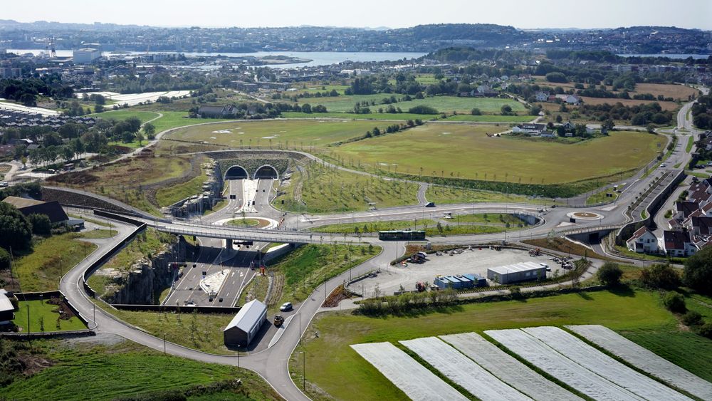 Her på Hundvåg møtes Ryfylketunnelen og Hundvågtunnelen.