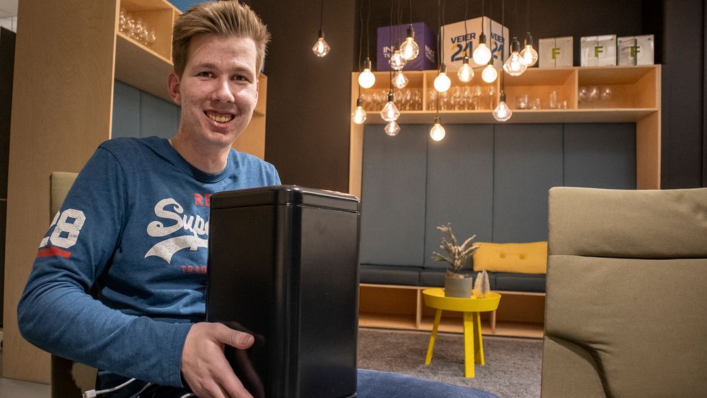 Tobias Lagarhus (21) trekker Kickstarter-kampanjen for eGPU-dokkingstasjonen Blackbeast Pro.