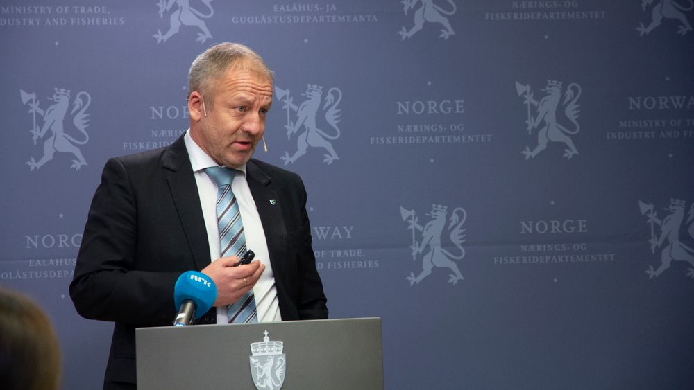 Fiskeri- og sjømatminister Geir-Inge Sivertsen.