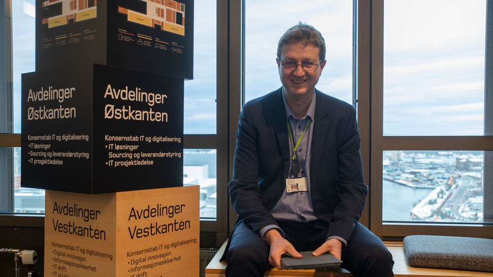 Arne Erik Berntzen er IT-direktør i Posten Norge, som nå har tatt i bruk 5G i stedet for ADSL i Elverum. Det er trolig startskuddet for en større omlegging.