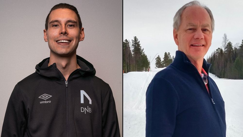 Steffen Willumsen, kommersiell leder i e-sportlaget Nordavind A/S og Morten Holsve Johansen, teknologisjef i Lenovo Norge.