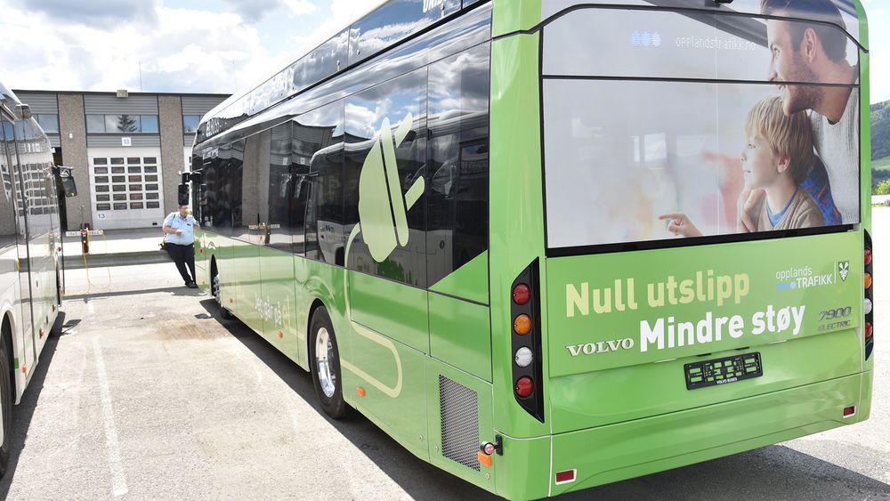 ABB leverer depot- og pantograflading for 23 elektriske busser som settes i drift i Bærum/Oslo juni 2020 (Illustrasjonsfoto ABB).
