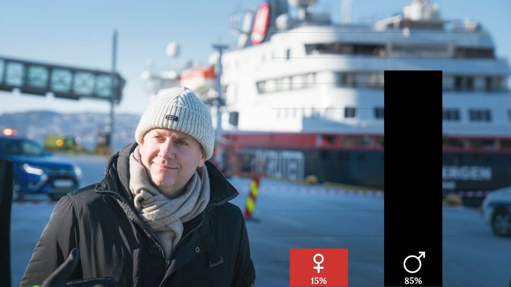 I ledelsen i maritime bedrifter er kvinneandelen på 15 prosent, melder Rederiforbundet. I Hurtigrutas styre sitter det kun menn, blant dem konsernsjef Daniel Skjeldam.