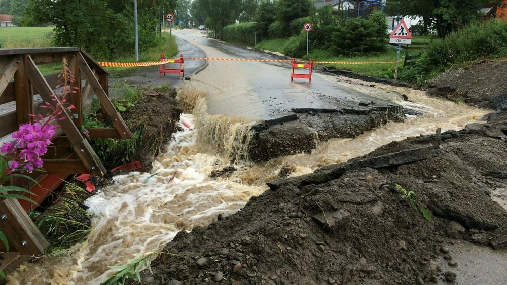 Regnvann på avveie kan gjøre stor skade.
