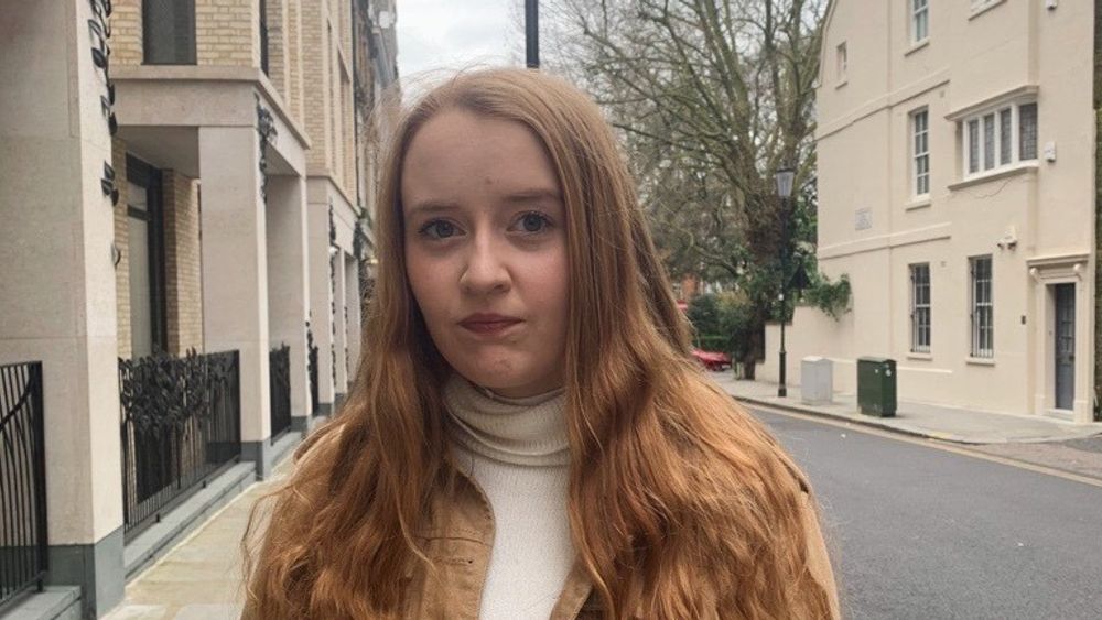 Edwina Rossi studerer til molekylærbiologisk ingeniør ved Imperial College London og frykter at kronefallet vil føre til at hun må avbryte studiene.