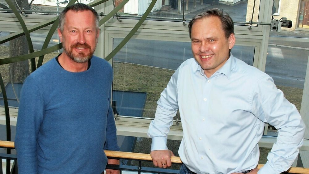 Jan-Thore Bjørnemyr og Anders Skumsnes er henholdsvis teknisk leder og daglig leder i det nystartede selskapet N-Abel.