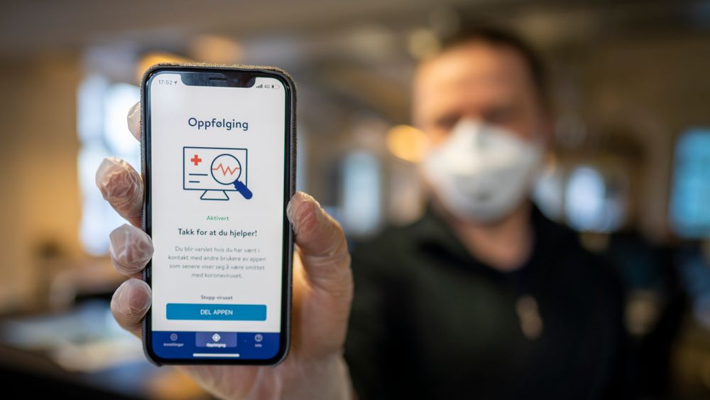Lørdag har 1.218.000 personer i Norge lastet ned appen Smittestopp.