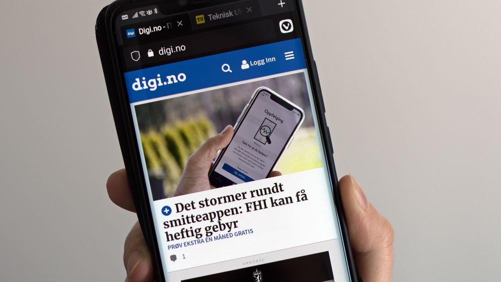 Android-versjonen av nettleseren Vivaldi ble offisielt lansert i dag. I toppen kan man skimte fanelinjen.