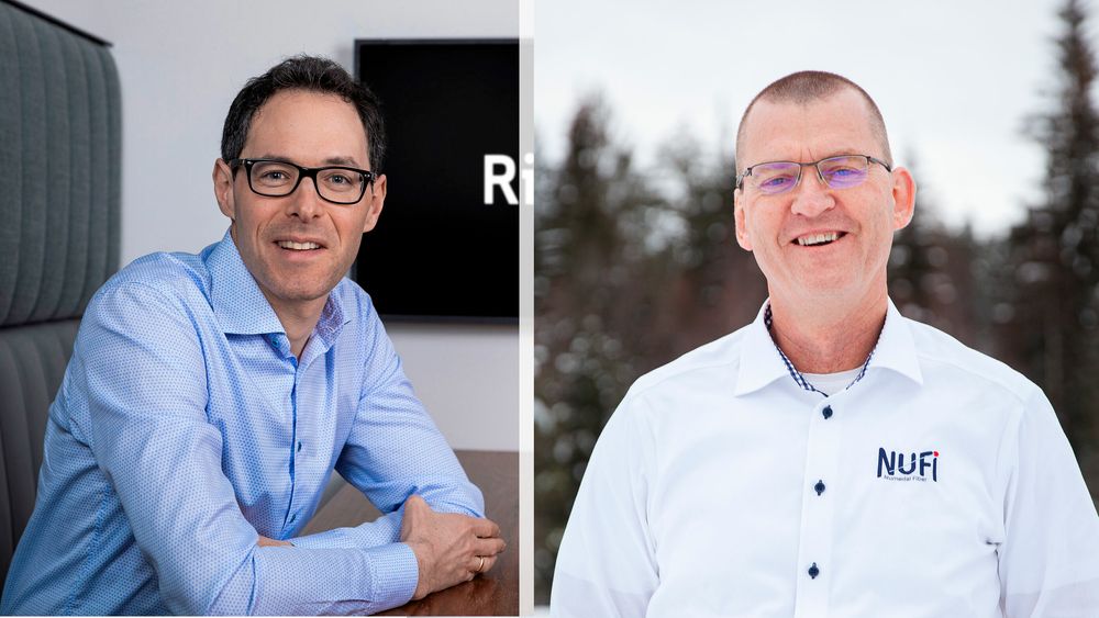 Administrerende direktør Jérôme Franck-Sætervoll i RiksTV forteller om avtaler med fiber-leverandører over hele Norge. Nå har han signert avtale med daglig leder Arild Nilsen i Numedal Fiber, som nå kan tilby TV-innhold fra både Get og RiksTV.