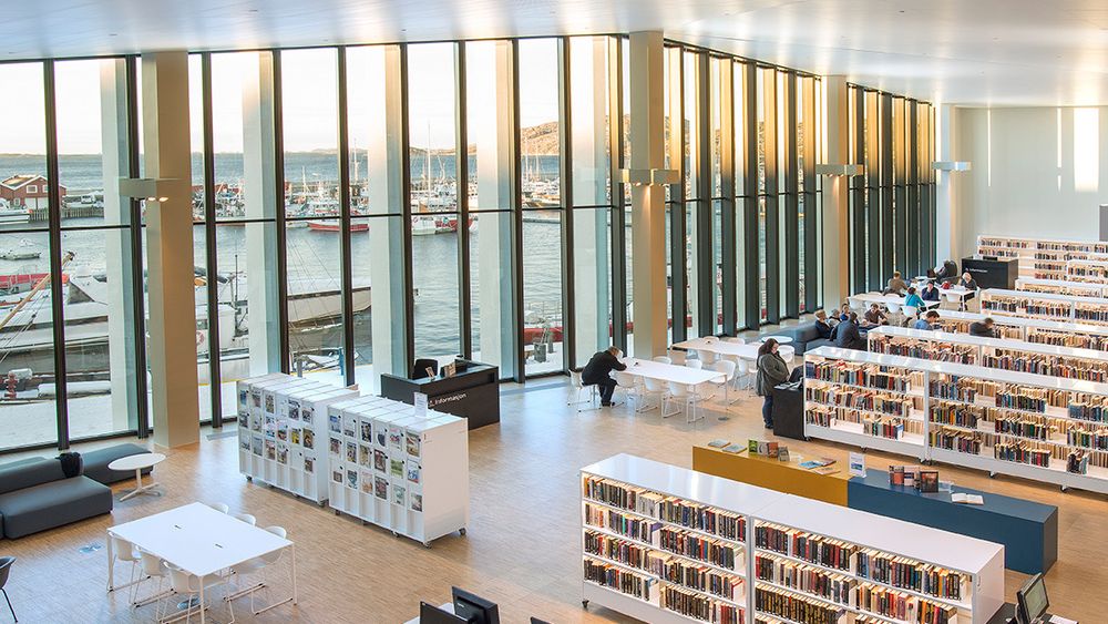 Stormen bibliotek i Bodø er blant kundene av Bibloteksystemers IT-løsning. Illustrasjonsfoto.