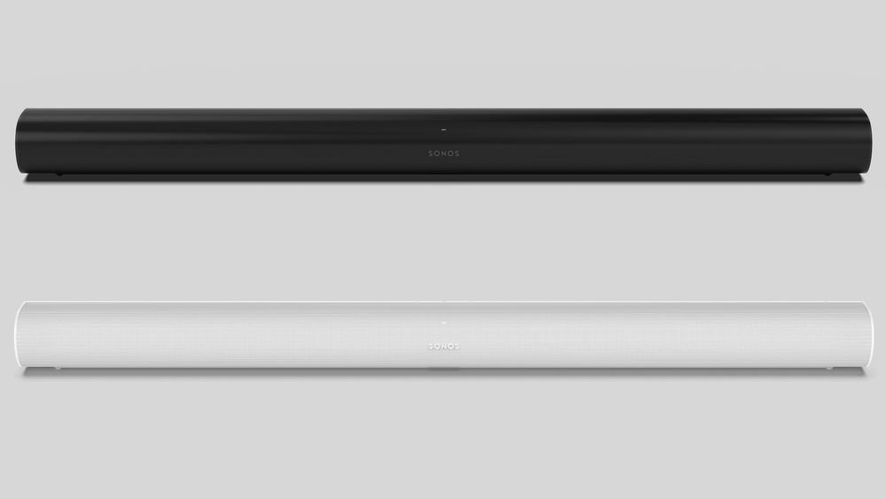 Velg farge: Du kan velge på den nye Dolby Atmos klare lydplanken Arc fra Sonos. Valget står mellom sort og hvit.