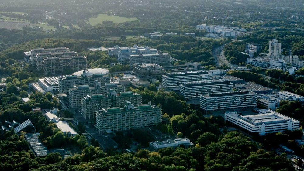 Ruhr-Universität Bochum sett fra luften.