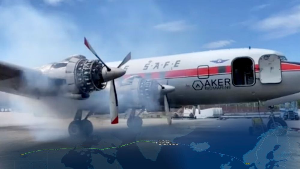 49 år etter at det sist forlot Sola lufthavn, er det tidligere Braathens SAFE-flyet på vei tilbake. Her blir det stående for godt.