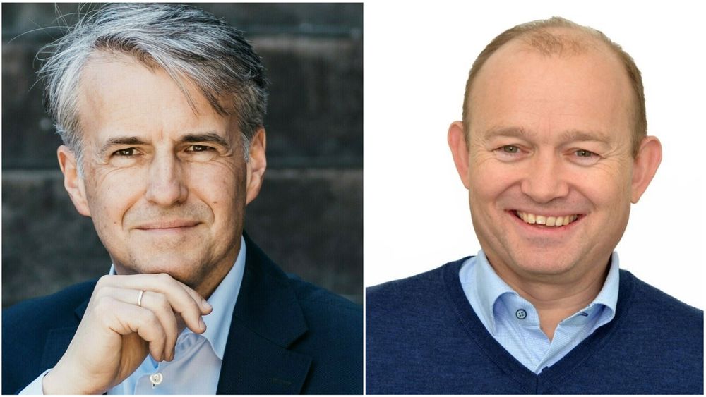 Dagens letedirektør i OD, Torgeir Stordal (t.v.), og assisterende direktør for Barentshavet, Niels Erik Hald, kjemper om ny lederstilling.