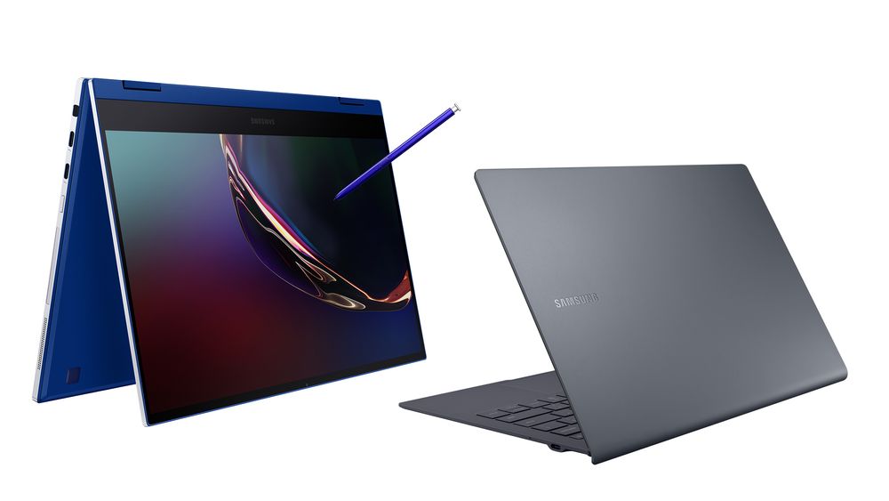 Tre serier: Samsung kommer med tre PC-serier. Her er den mest avanserte til venstre og den letteste og billigste til høyre.