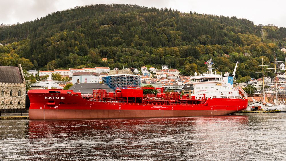 Mostraum til kai i Bergen.