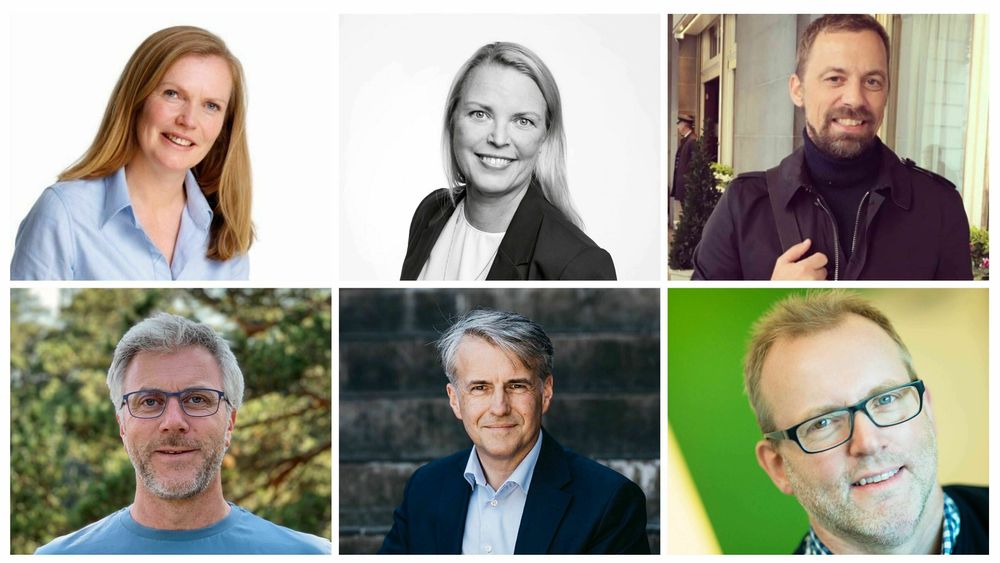 Her er Oljedirektoratets nye direktører (fra øverst til høyre): Kristin Reitan Husebø, May Karin Mannes, Torgeir Stordal, Kalmar Ildstad, Erik Garshol og Ola Anders Skauby.