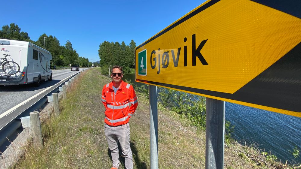 Jon Rabben Lundby leder arbeidet med å planlegge ny Rv4 fra Gjøvik sør til Mjøsbrua