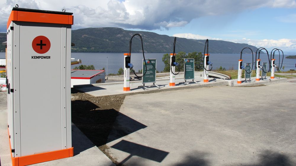 Kempower har levert en løsning for hurtiglading som er ny i Norge.