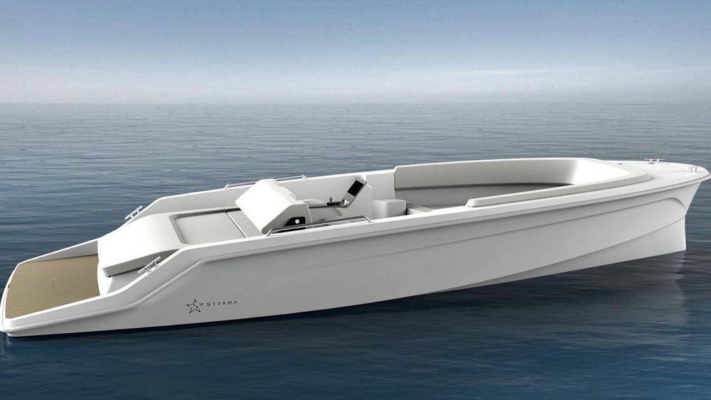 Den nye elbåten Strana går lenger enn konkurrentene, men i lavere hastighet. Den leverer 200 nautiske mil - med 5 knop. Maksimal hastighet er opptil 15 knop.
