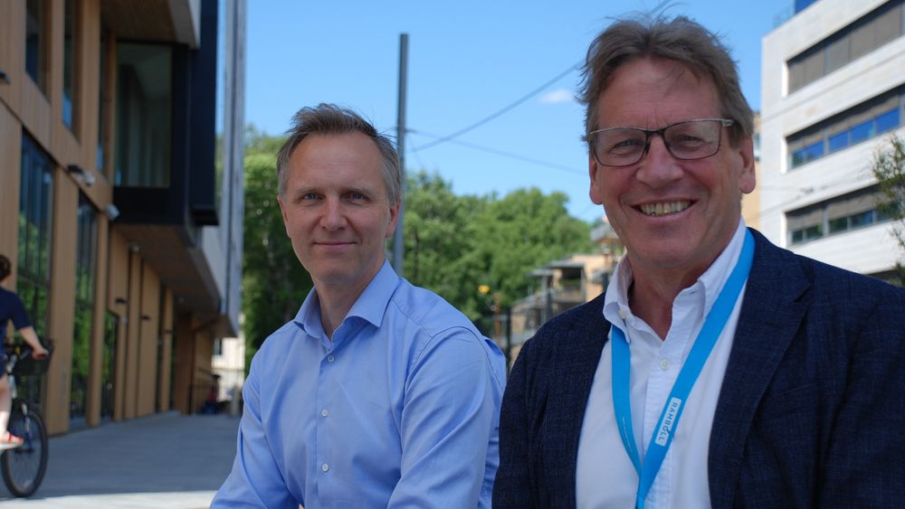 Rambølls to nye prosjektdirektører, fv. Harald Bakke og Magne Ramlo.