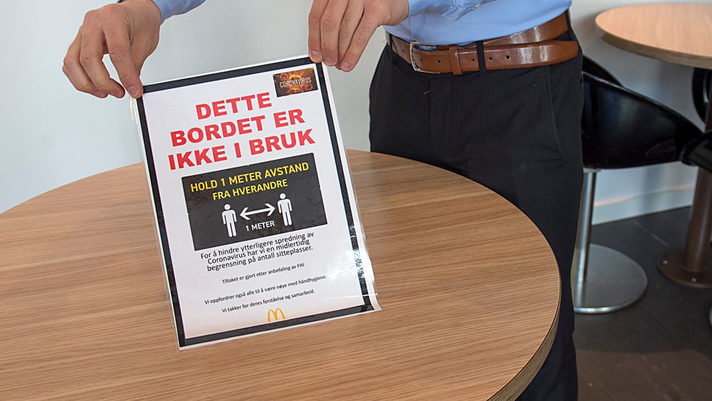 Restaurantbransjen ble hardt rammet av koronakrisen. 