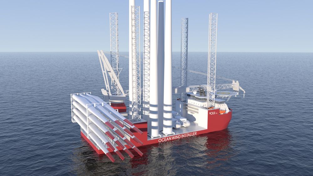 Installasjonsskipet til Vard og Ocean Installer skal ha en 2.000-tonns kran og kunne løfte 1.000 tonn opp til 165 meter. Det kan stå klart i 2024.