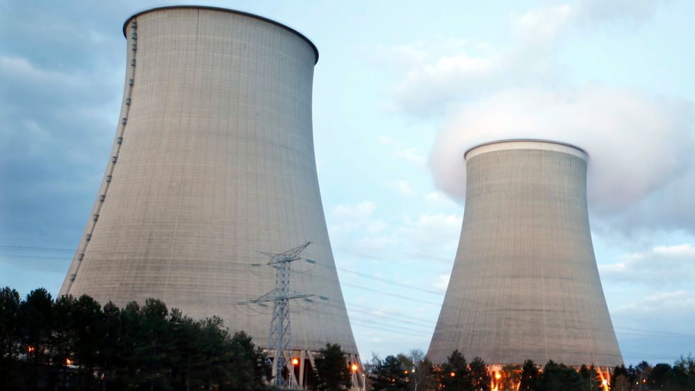 Et av EDFs mange kjernekraftverk i Frankrike, her i Nogent-Sur-Seine.