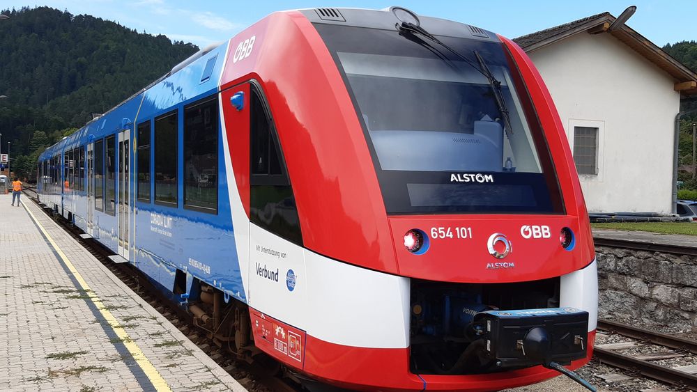 Hydrogentoget skal i første omgang testes fra september til november på en helt vanlig linje for persontransport i Wien.