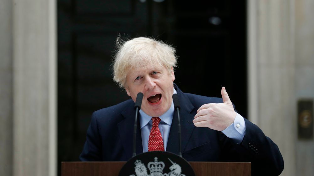 Storbritannias vindressurser er nærmest uendelige, sier statsminister Boris Johnson om den varslede satsingen.