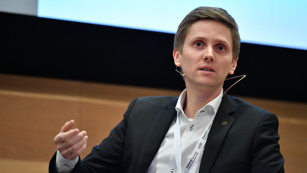 Reynir Johannesson, kommunikasjonsdirektør i Ice. Her fra Inside Telecoms høstkonferanse 2018.
