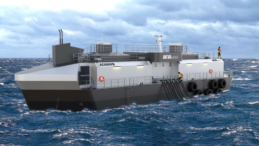 Fôrflåten bruker mindre energi ved å pumpe vannet med vann istedenfor luft.